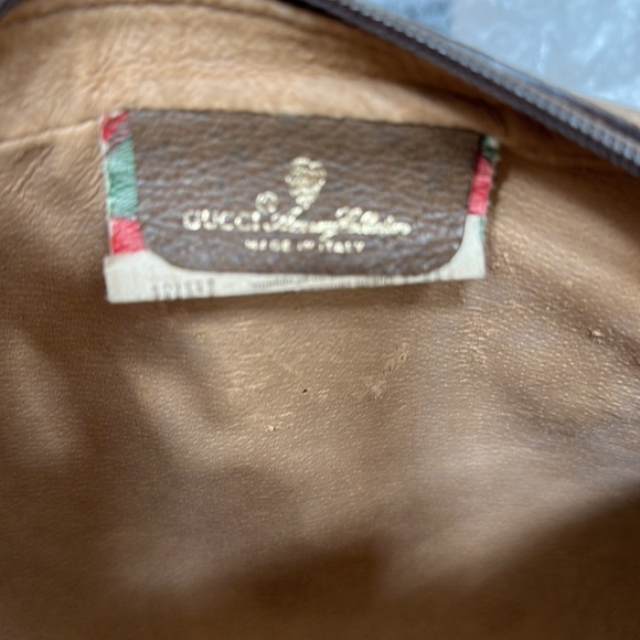 Gucci PVC vintage pouch w fashion chain - Picture 8 of 9